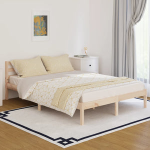 Galleria Design Bed Frame without Mattress Solid Wood Pine 140x200cm