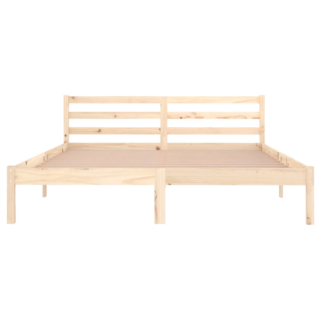 Galleria Design Bed Frame without Mattress Solid Wood Pine 160x200cm