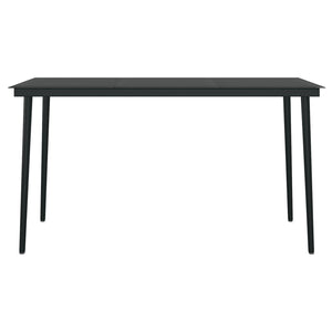 Galleria Design 7 Piece Garden Dining Set Black