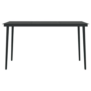 Galleria Design 7 Piece Garden Dining Set Black