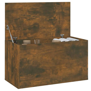 Galleria Design Storage Chest Smoked Oak 84x42x46 cm Engineered Wood