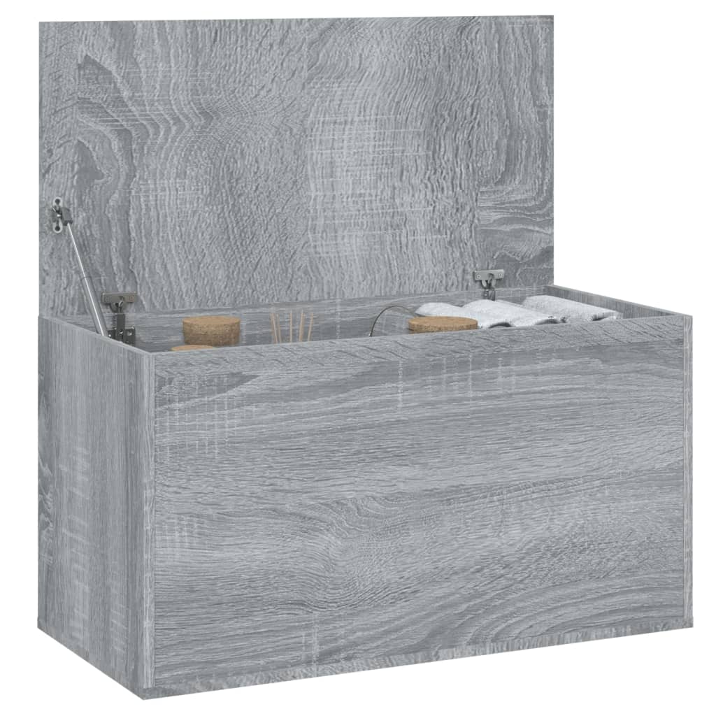 Galleria Design Storage Chest Grey Sonoma 84x42x46 cm Engineered Wood