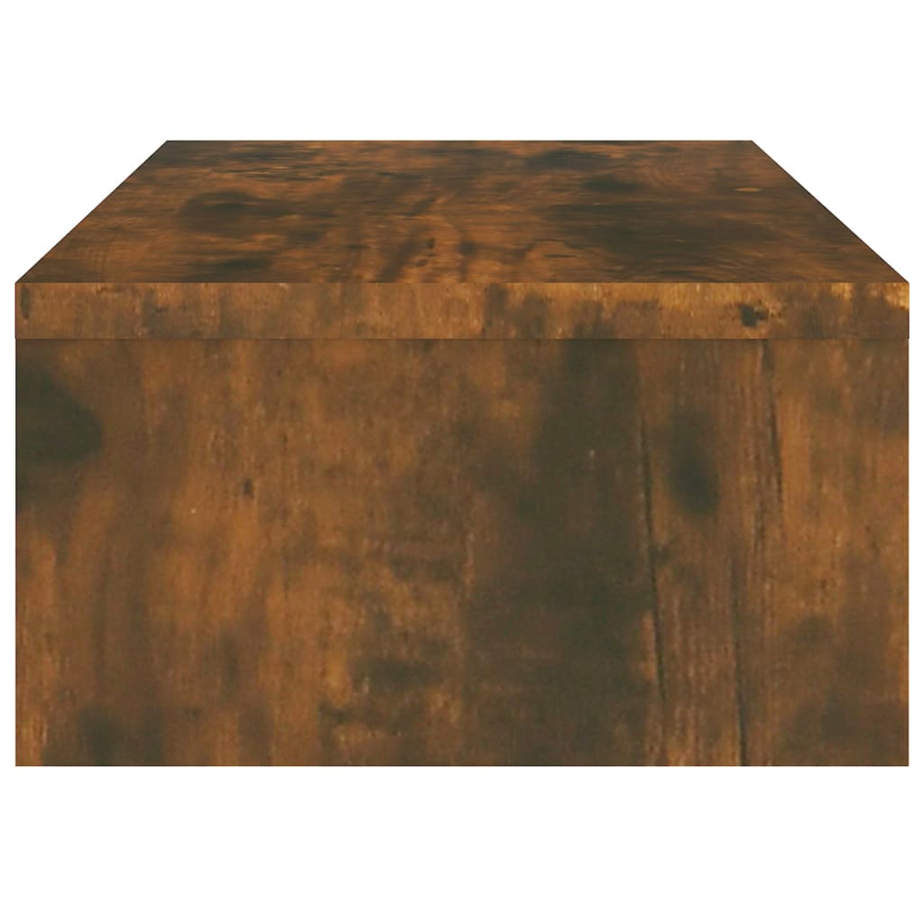 Galleria Design Monitor Stand Smoked Oak 42x24x13 cm Engineered Wood