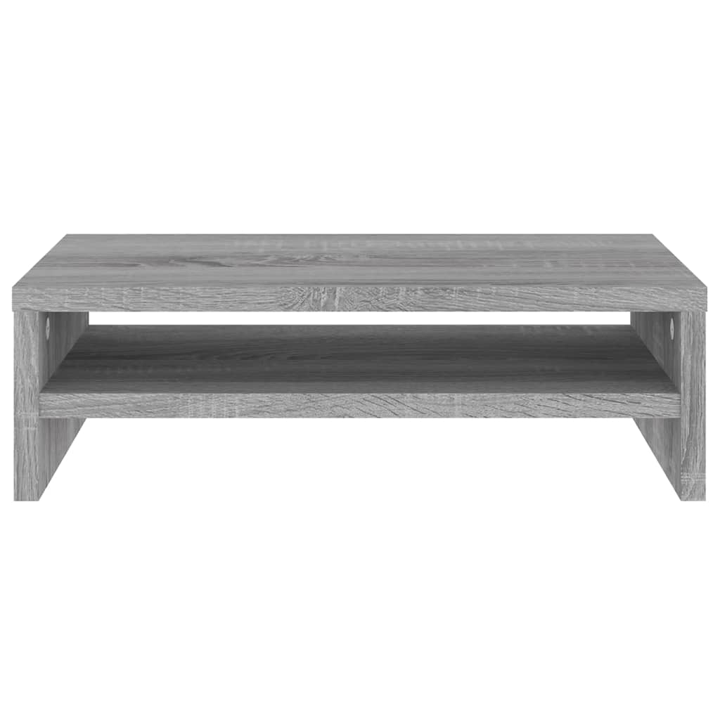 Galleria Design Monitor Stand Grey Sonoma 42x24x13 cm Engineered Wood