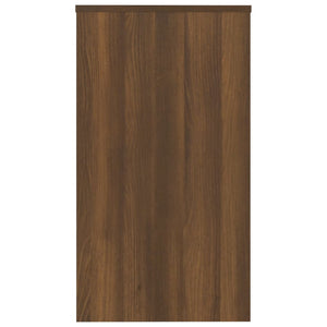 Galleria Design Desk Brown Oak 90x40x72 cm Engineered Wood