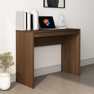 Galleria Design Desk Brown Oak 90x40x72 cm Engineered Wood
