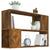Galleria Design Book Cabinet Smoked Oak 100x24x63 cm Engineered Wood