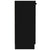 Galleria Design Sideboard Black 60x30x70 cm Engineered Wood