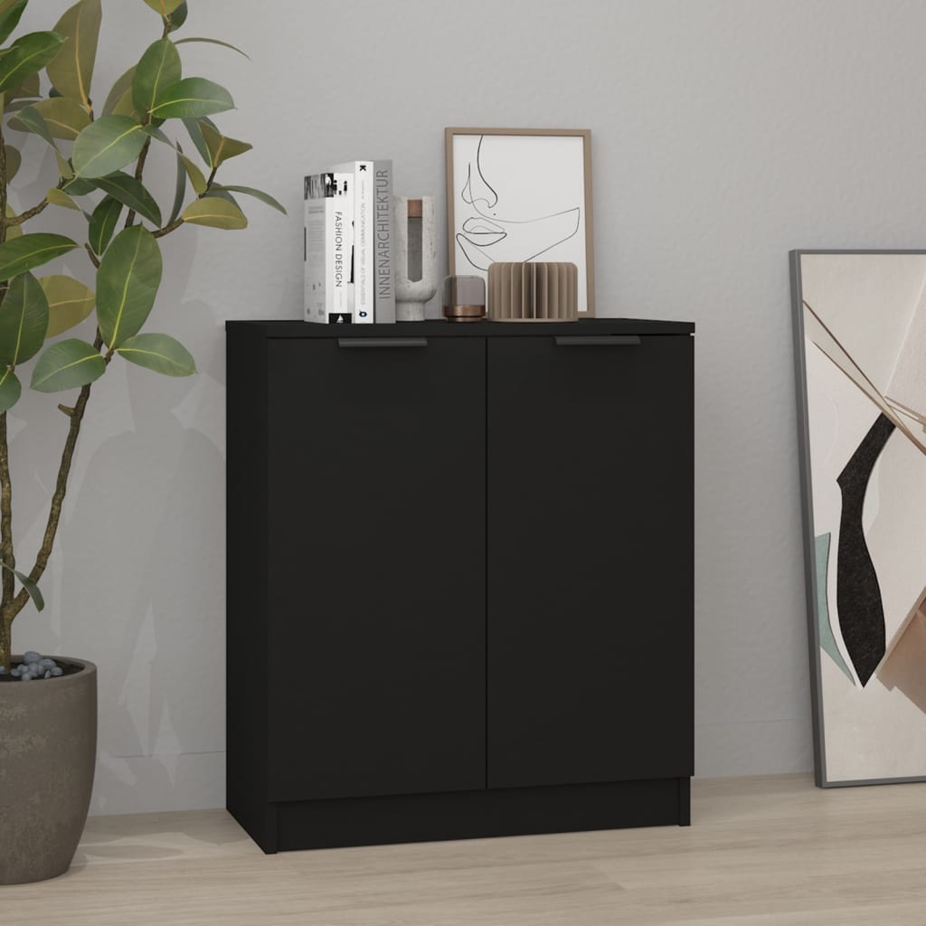 Galleria Design Sideboard Black 60x30x70 cm Engineered Wood