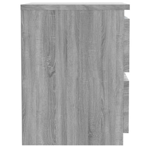 Galleria Design Bedside Cabinets 2 pcs Grey Sonoma 30x30x40 cm Engineered Wood