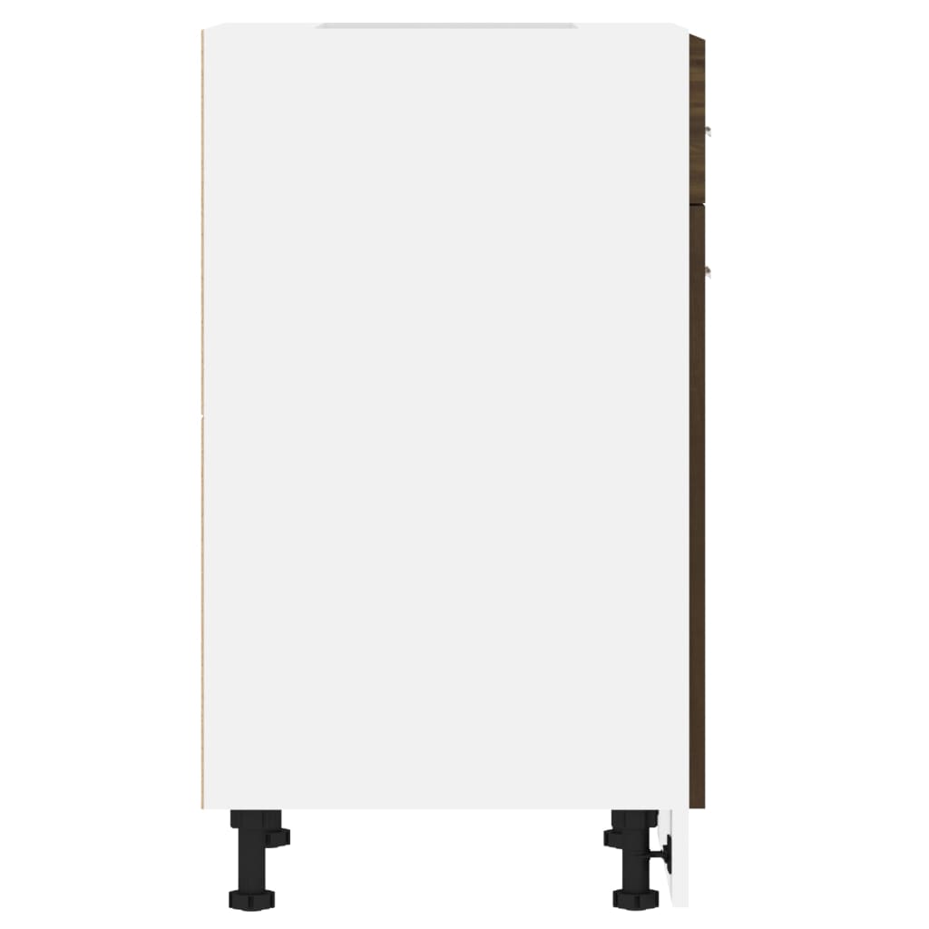 Galleria Design Drawer Bottom Cabinet Lyon Brown Oak 50x46x81.5 cm Engineered Wood