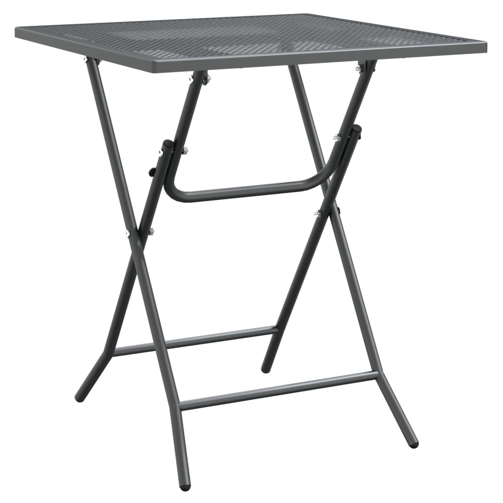 Galleria Design 5 Piece Garden Dining Set Expanded Metal Mesh Anthracite