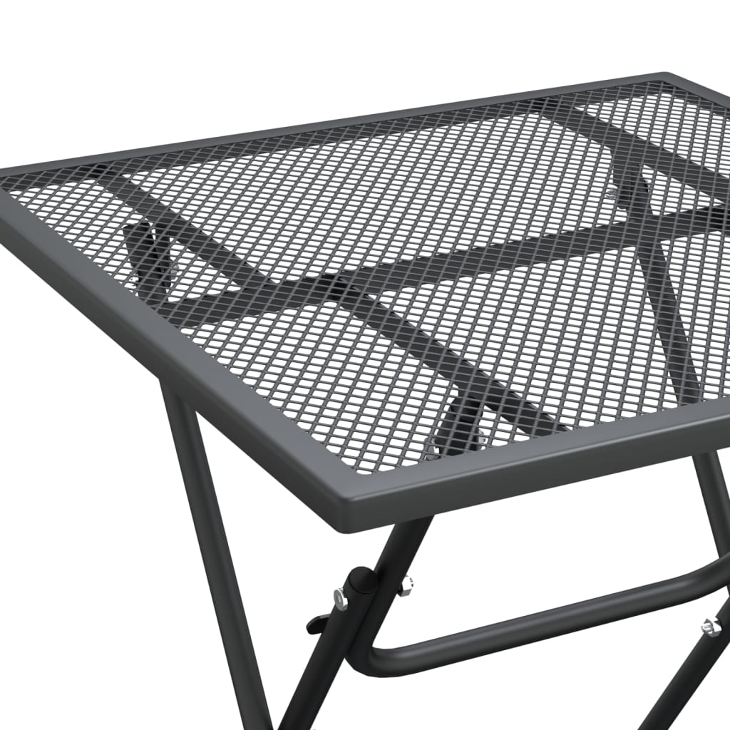 Galleria Design 5 Piece Garden Dining Set Expanded Metal Mesh Anthracite