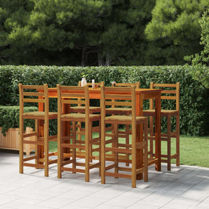 Galleria Design Bar Stools 6 pcs Solid Wood Acacia