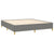 Galleria Design Bed Frame without Mattress Dark Grey 180x200 cm Super King Fabric