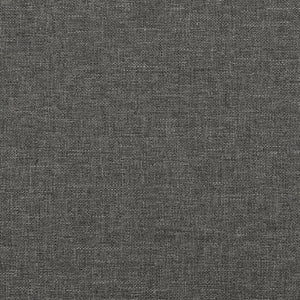 Galleria Design Bed Frame without Mattress Dark Grey 180x200 cm Super King Fabric
