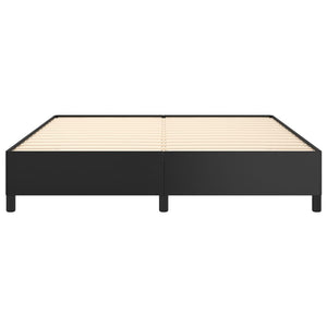 Galleria Design Bed Frame without Mattress Black 180x200 cm Super King Faux Leather