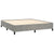 Galleria Design Bed Frame without Mattress Light Grey 180x200 cm Super King Velvet