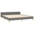 Galleria Design Bed Frame without Mattress Dark Grey 180x200 cm Super King Fabric
