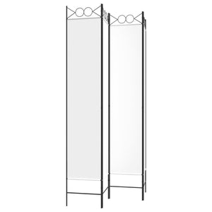 Galleria Design 4-Panel Room Divider White 160x220 cm Fabric