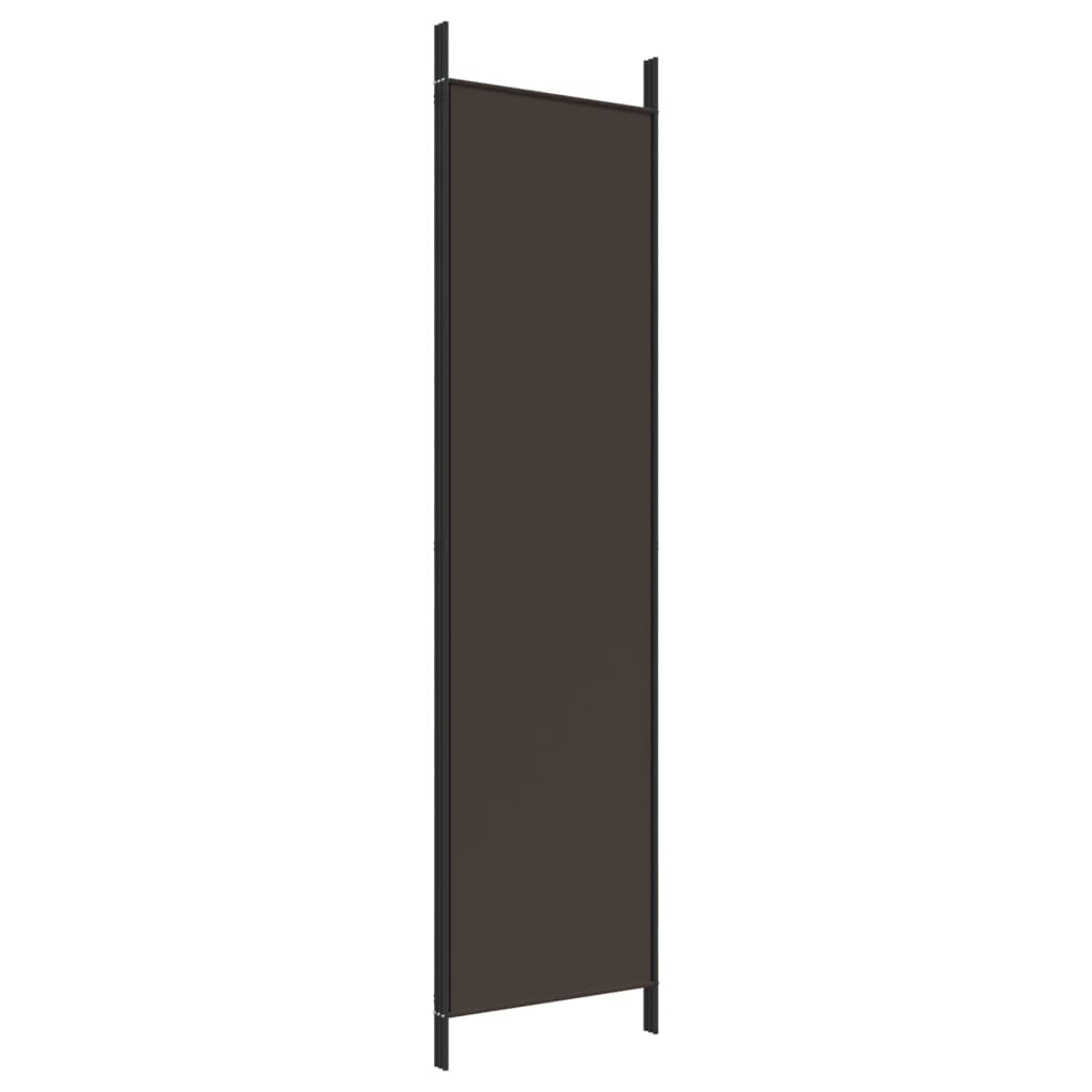 Galleria Design 3-Panel Room Divider Brown 150x200 cm Fabric