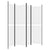 Galleria Design 4-Panel Room Divider White 200x180 cm Fabric