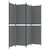 Galleria Design 4-Panel Room Divider Anthracite 200x200 cm Fabric