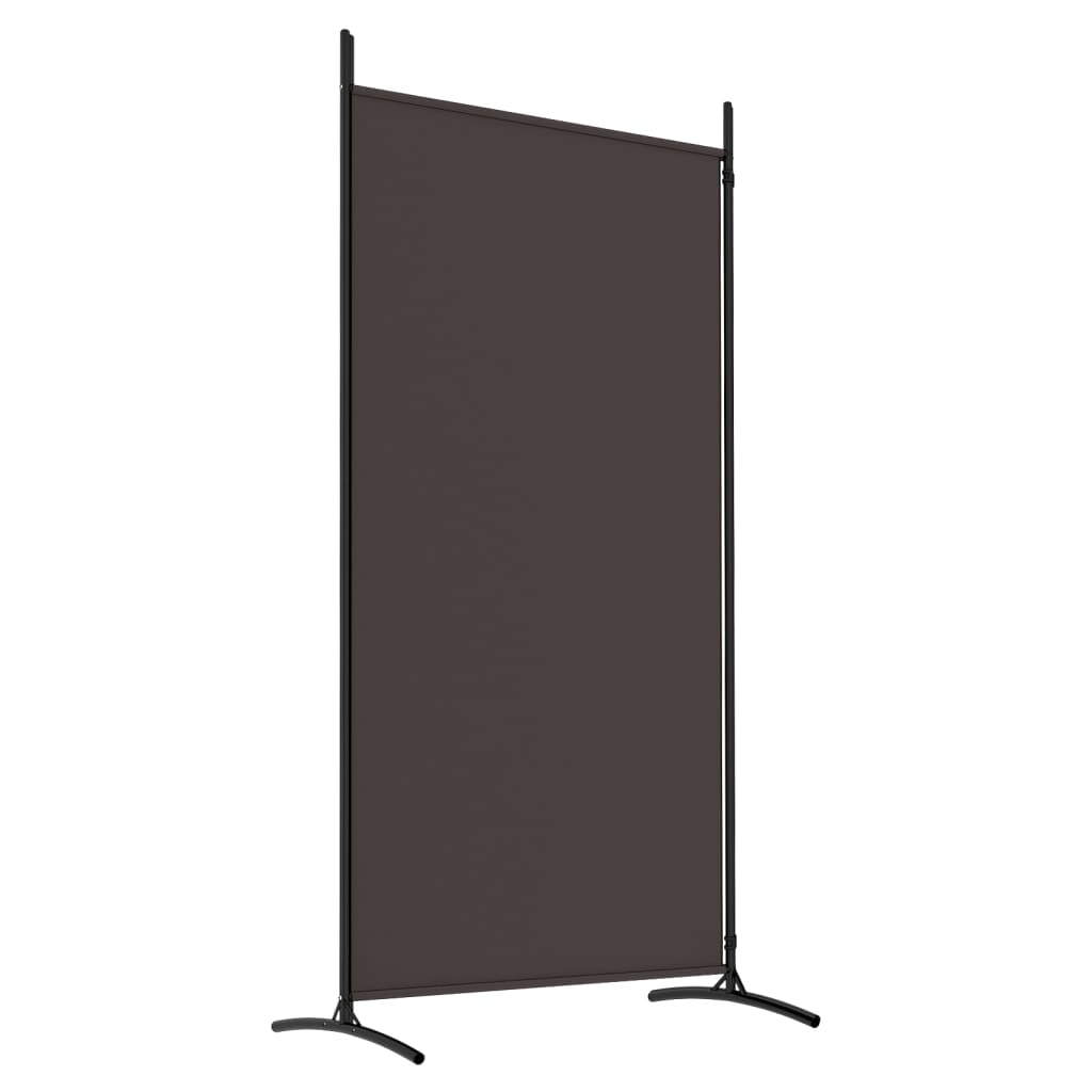 Galleria Design 2-Panel Room Divider Brown 175x180 cm Fabric
