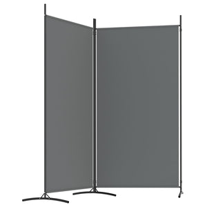 Galleria Design 2-Panel Room Divider Anthracite 175x180 cm Fabric