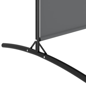 Galleria Design 2-Panel Room Divider Anthracite 175x180 cm Fabric
