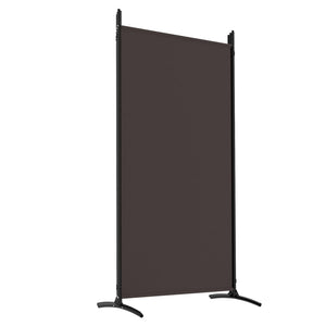 Galleria Design 5-Panel Room Divider Brown 433x180 cm Fabric