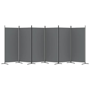 Galleria Design 6-Panel Room Divider Anthracite 520x180 cm Fabric
