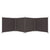 Galleria Design 4-Panel Room Divider Brown 698x180 cm Fabric