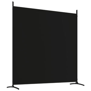 Galleria Design 4-Panel Room Divider Black 698x180 cm Fabric