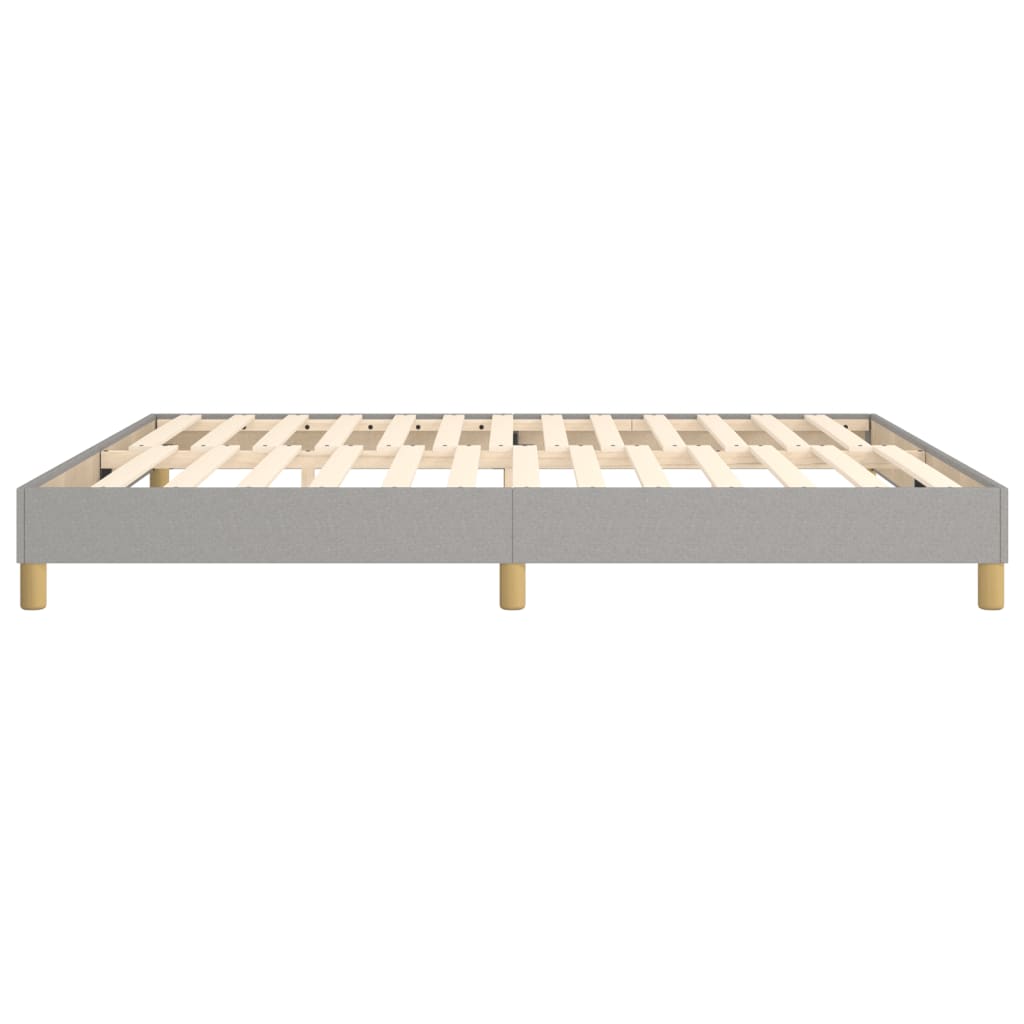 Galleria Design Bed Frame without Mattress Cream 180x200 cm Super King Fabric