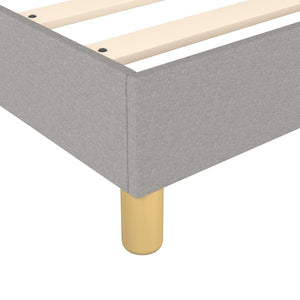 Galleria Design Bed Frame without Mattress Cream 180x200 cm Super King Fabric