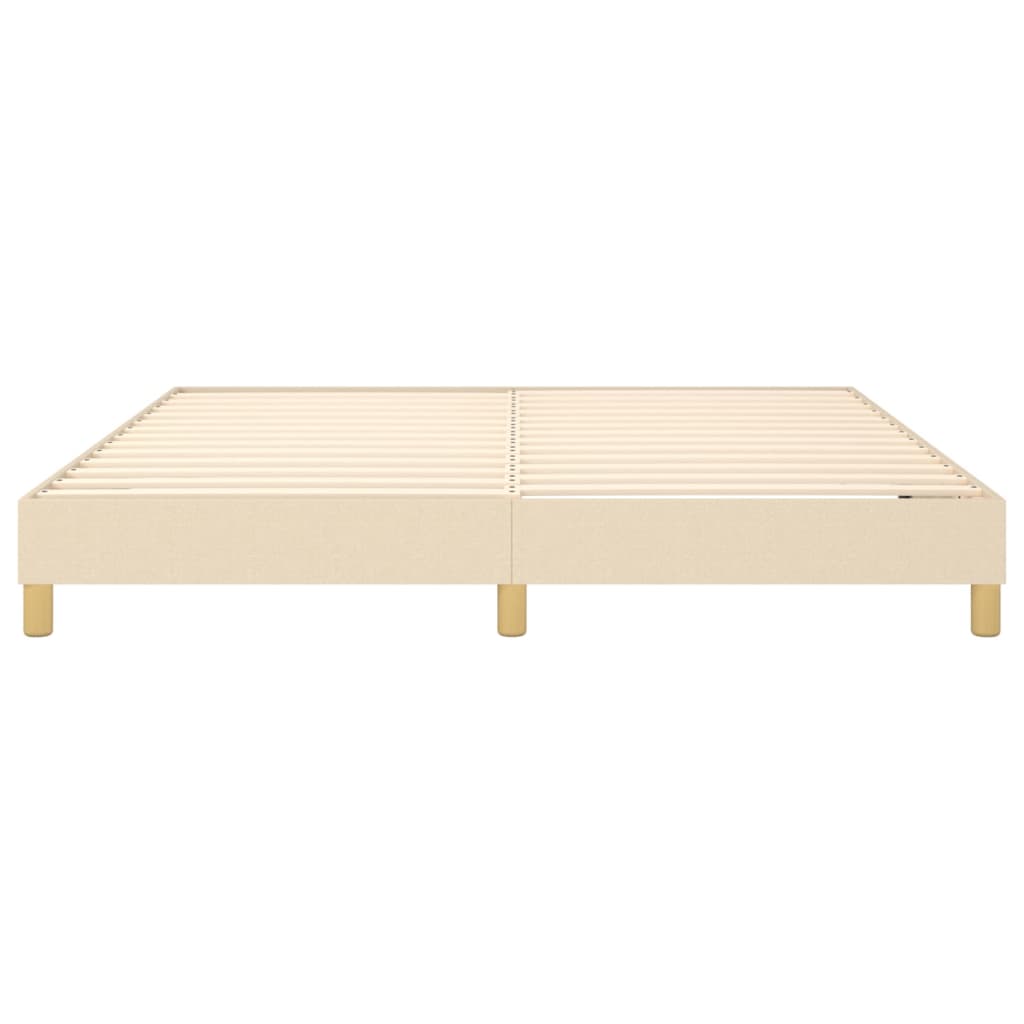 Galleria Design Bed Frame without Mattress Cream 180x200 cm Super King Fabric