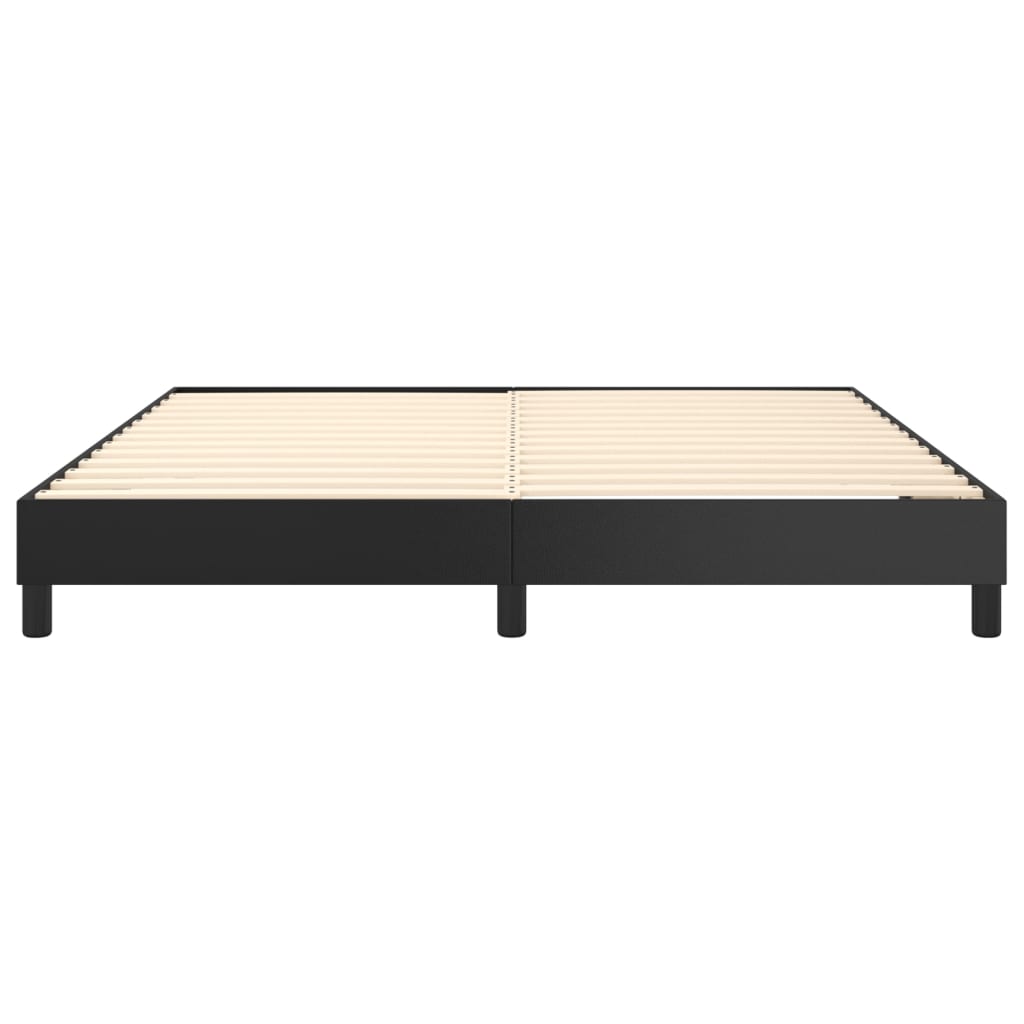 Galleria Design Bed Frame without Mattress Black 180x200 cm Super King Faux Leather