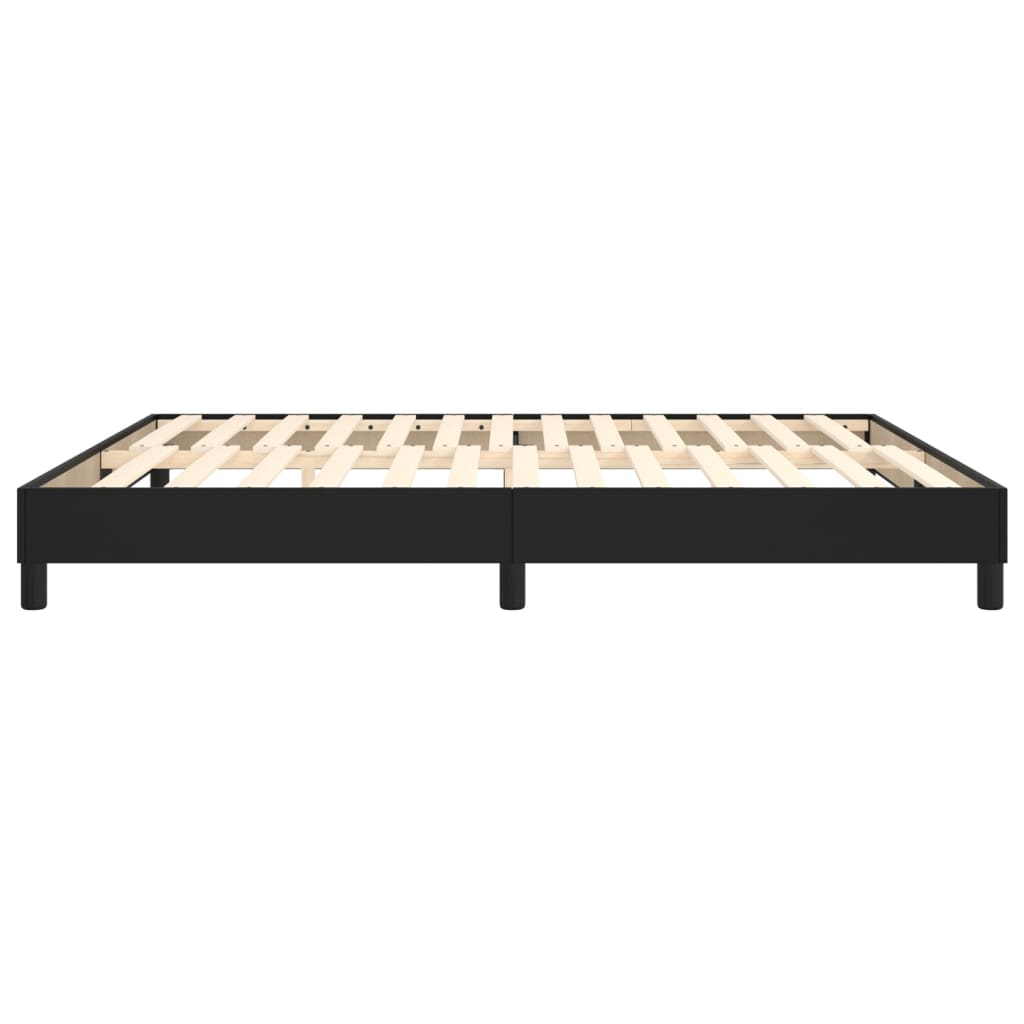 Galleria Design Bed Frame without Mattress Black 180x200 cm Super King Faux Leather