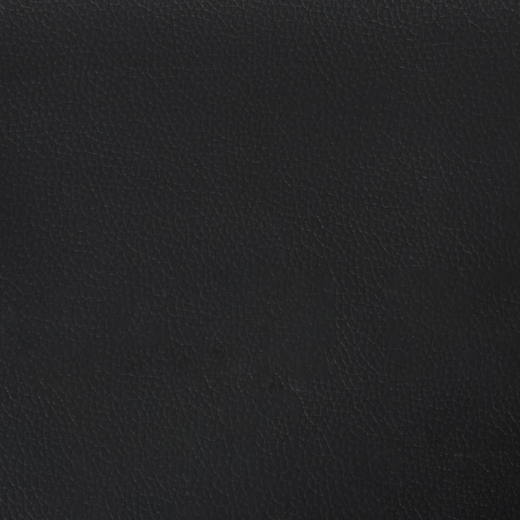 Galleria Design Bed Frame without Mattress Black 180x200 cm Super King Faux Leather