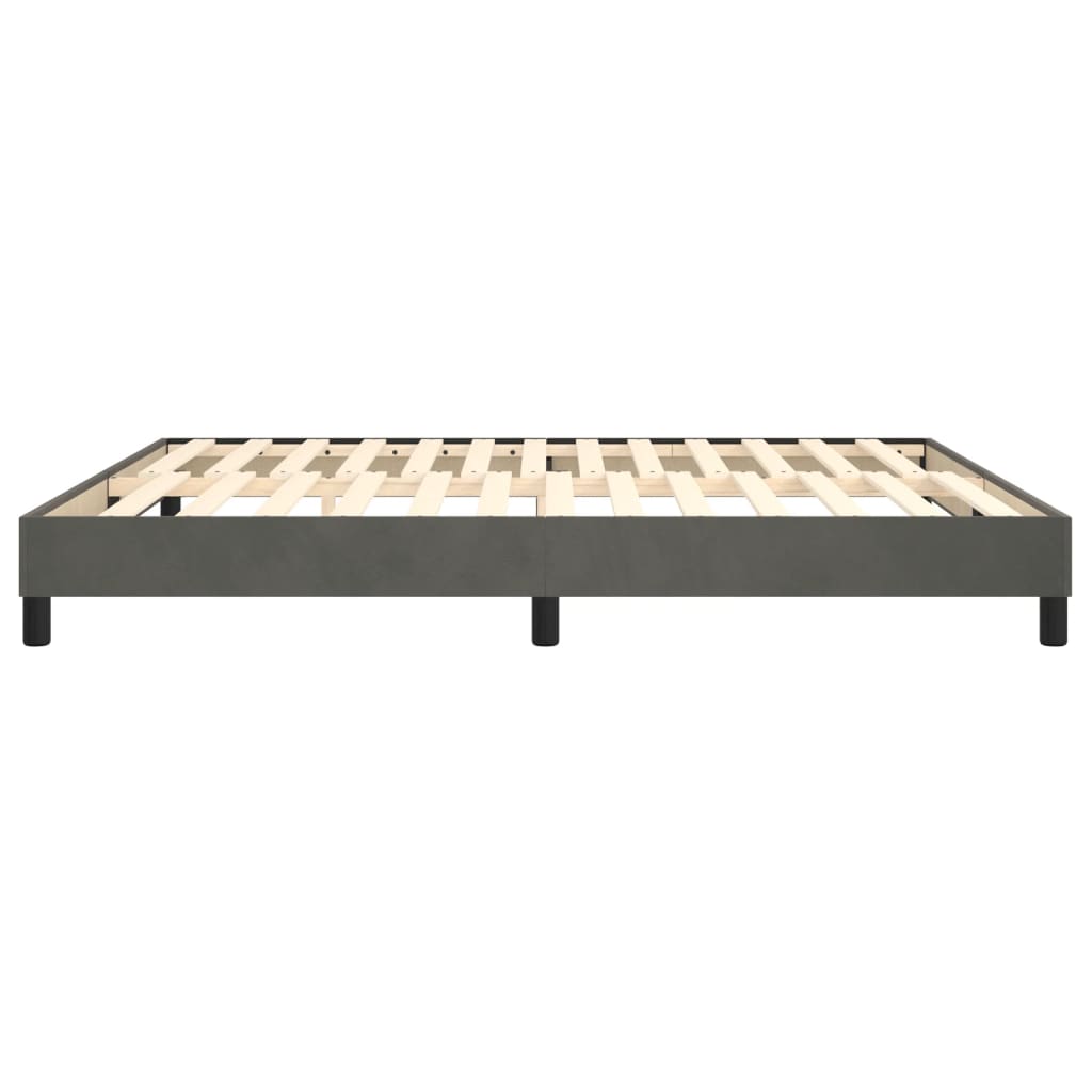 Galleria Design Bed Frame without Mattress Light Grey 180x200 cm Super King Velvet