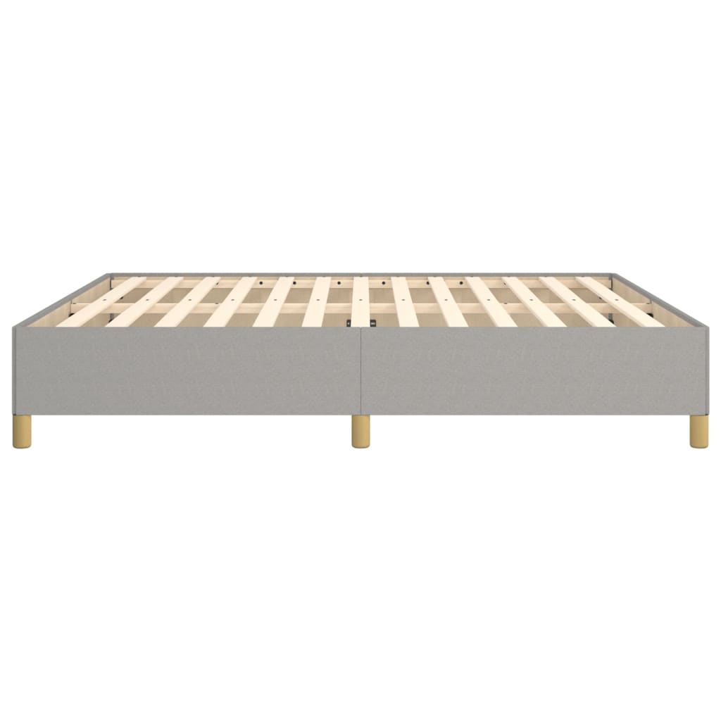 Galleria Design Bed Frame without Mattress Cream 180x200 cm Super King Fabric