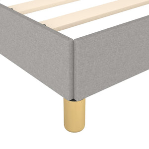 Galleria Design Bed Frame without Mattress Cream 180x200 cm Super King Fabric