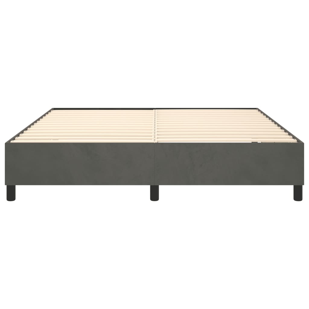 Galleria Design Bed Frame without Mattress Light Grey 180x200 cm Super King Velvet