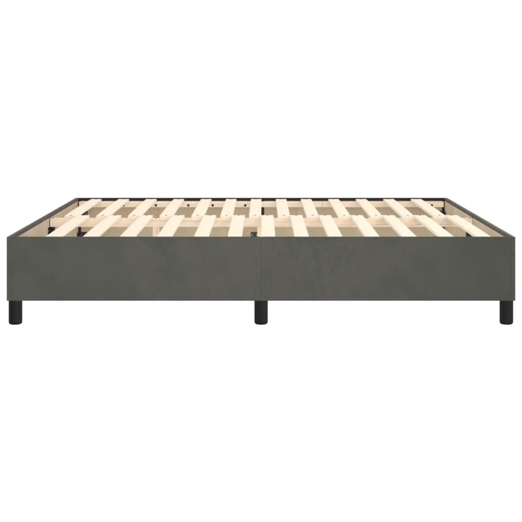 Galleria Design Bed Frame without Mattress Light Grey 180x200 cm Super King Velvet