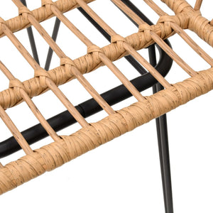 Galleria Design Garden Chairs 2 pcs with Armrest Black 56x64x80 cm PE Rattan