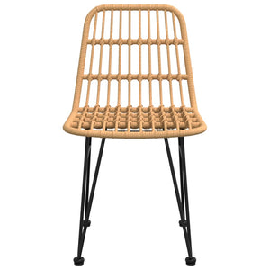 Galleria Design Garden Chairs 2 pcs Black 48x62x84 cm PE Rattan