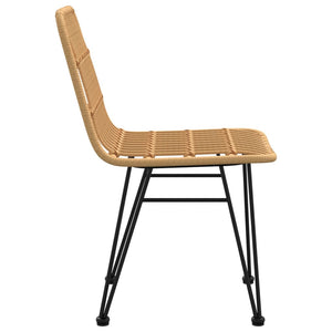 Galleria Design Garden Chairs 2 pcs Black 48x62x84 cm PE Rattan