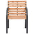 Galleria Design Garden Chairs 2 pcs Solid Wood Fir