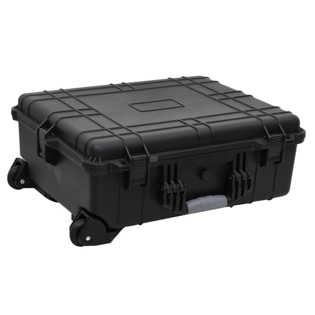 Galleria Design Wheeled Flight Case Black 63x50x23 cm PP